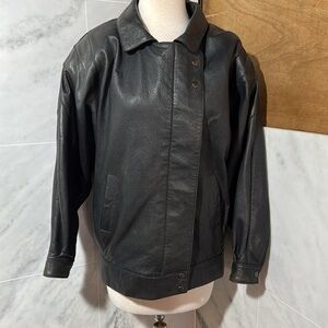 Vintage the leather warehouse leather jacket size S